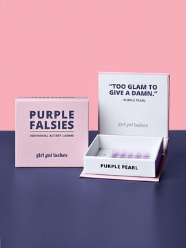 Purple Falsies - Accent Lashes