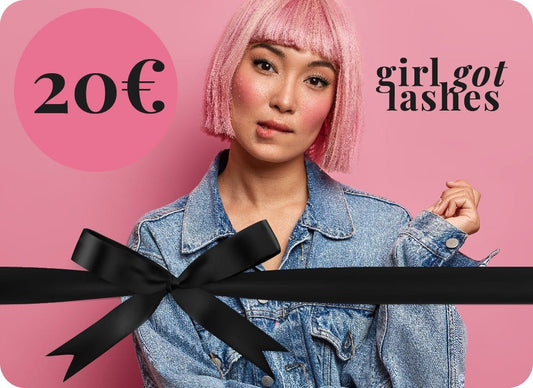 GirlGotLashes Geschenkgutscheine 20 € Digitaler Geschenkgutschein